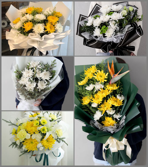 福建福州福清市城头镇彭洋村白事花束代送